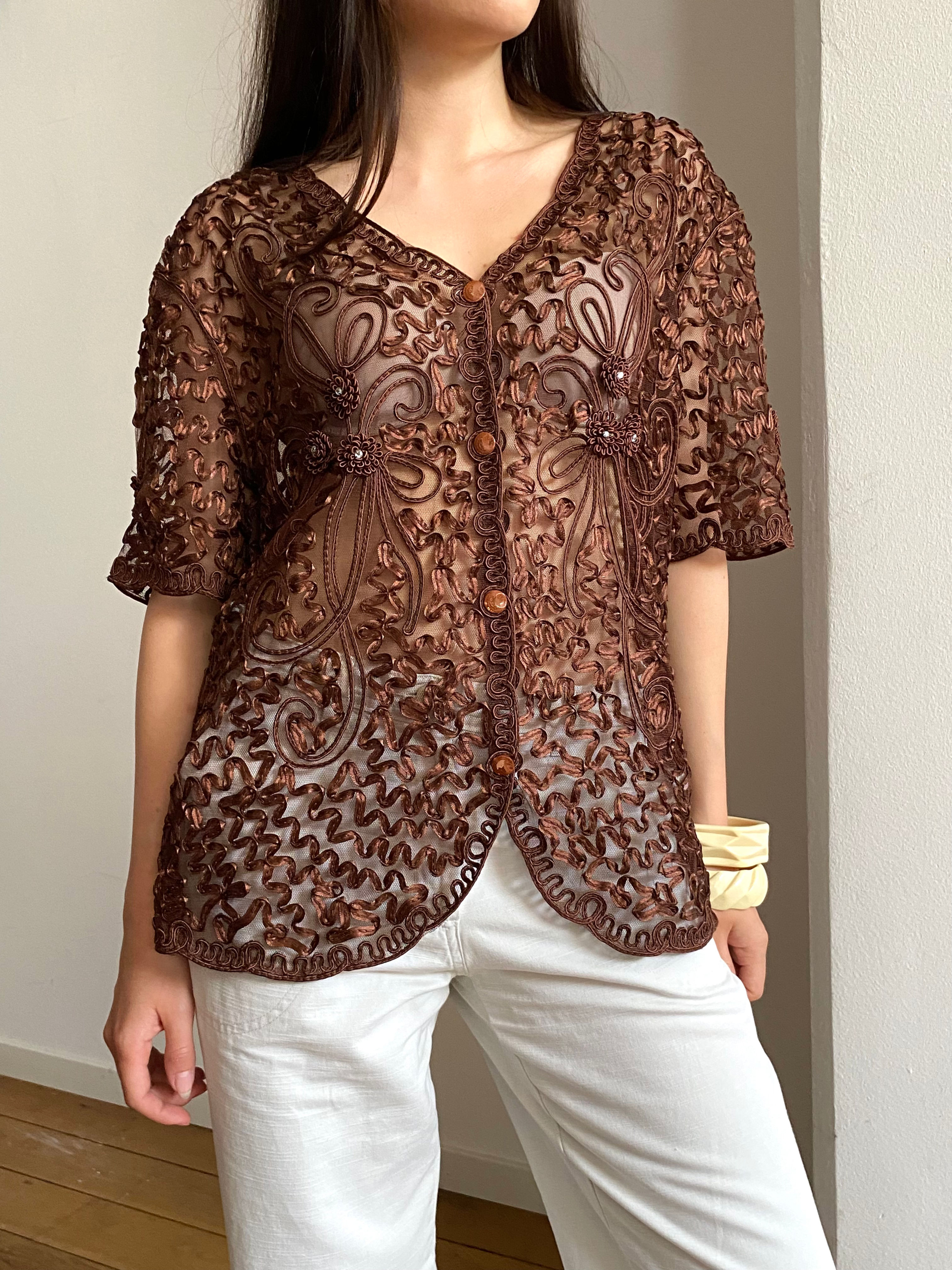 See through Oversized Blouse