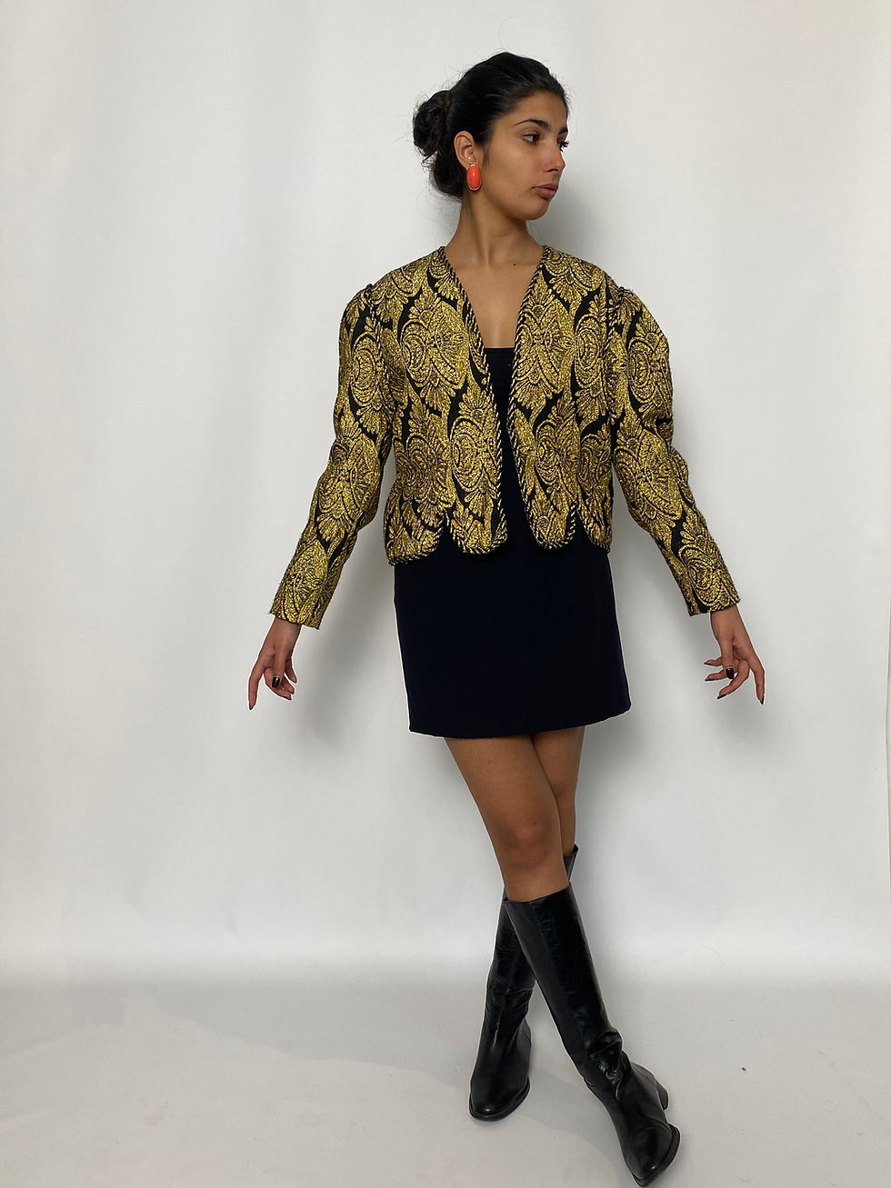 Miniatura: 80s Brocade Short Jacket 