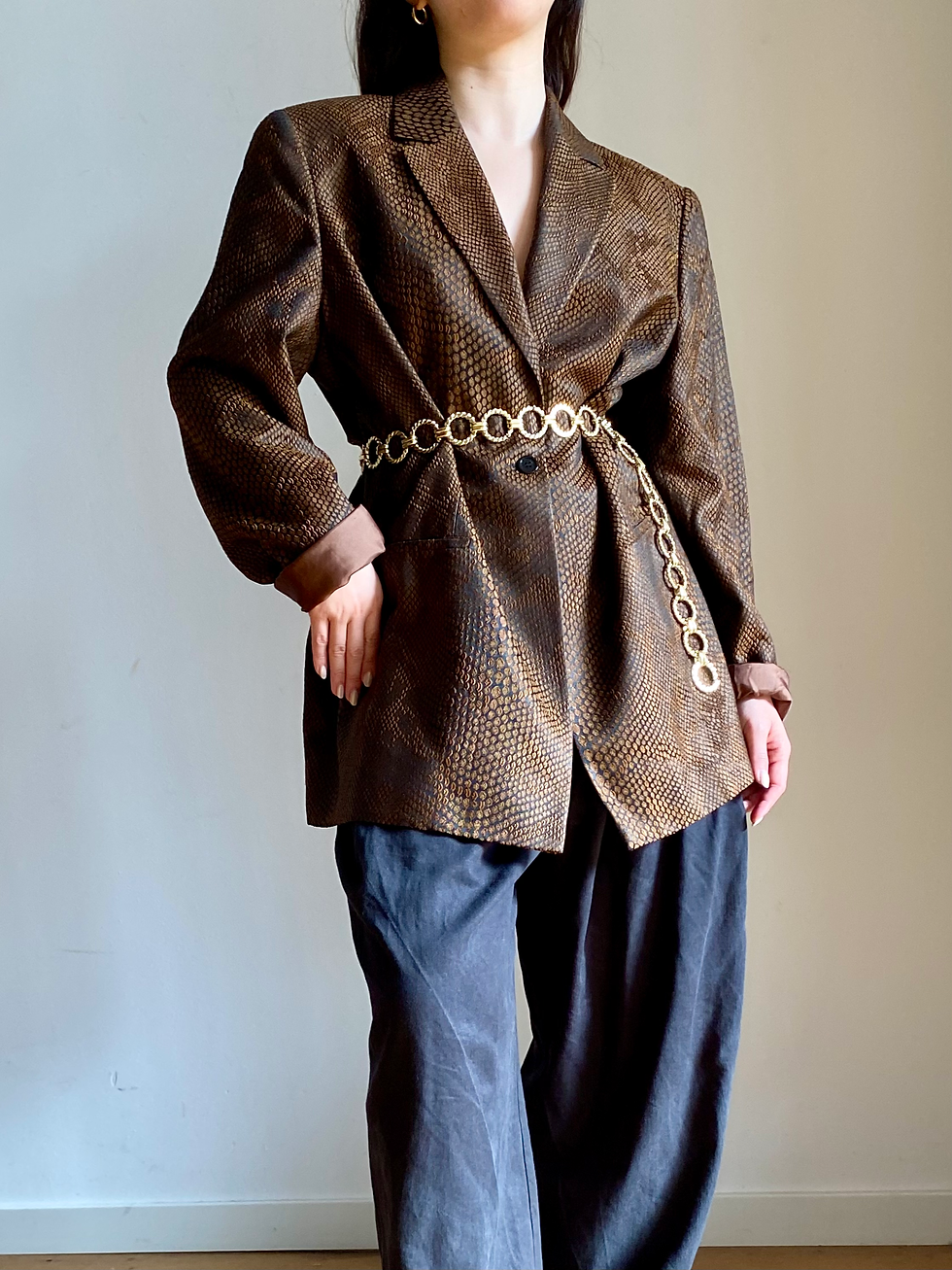 Miniatura: Krizia Snake Print Blazer 