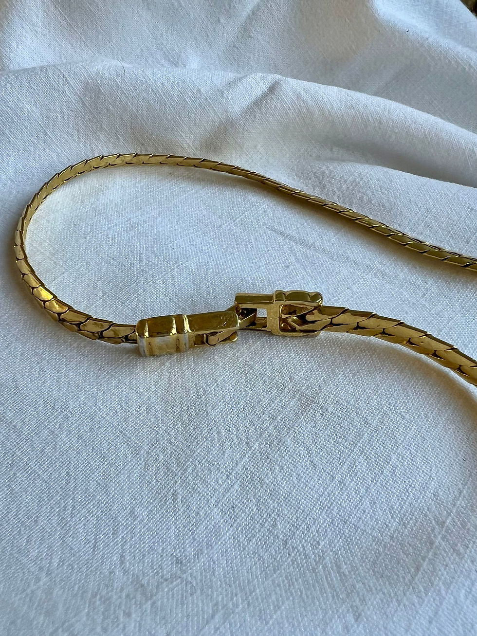 Miniatura: VO Les Bernards Golden Ribbon Necklace 