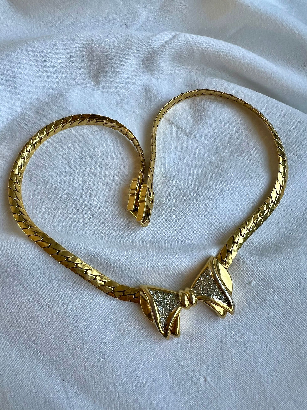 Miniatura: VO Les Bernards Golden Ribbon Necklace 