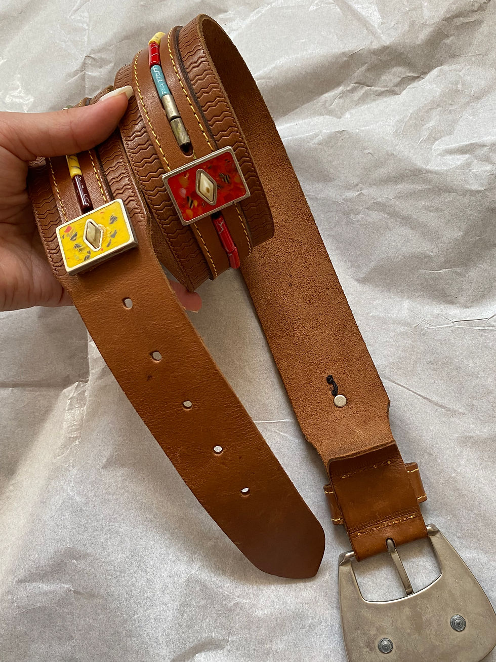 Miniatura: Western Leather Belt  