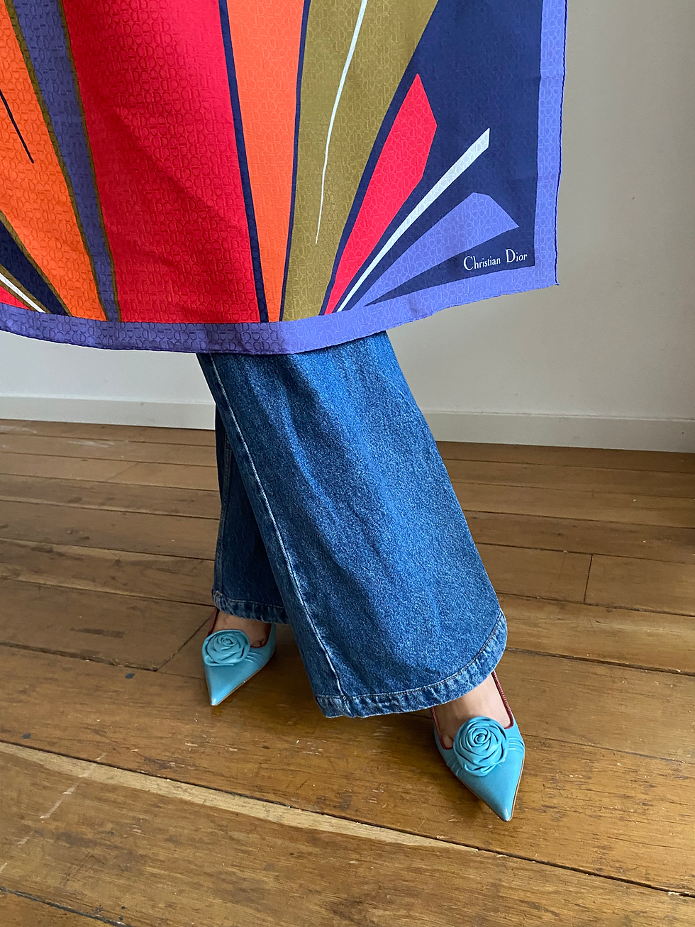 Miniatura: 80s Dior Silk Scarf 