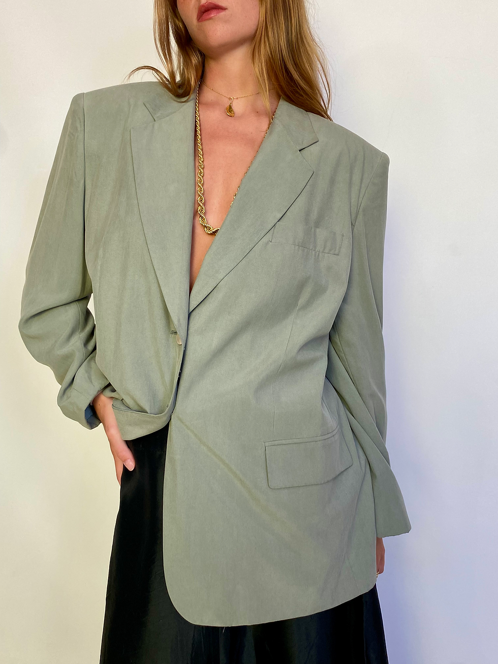 Miniatura: 80s Silk Blazer 
