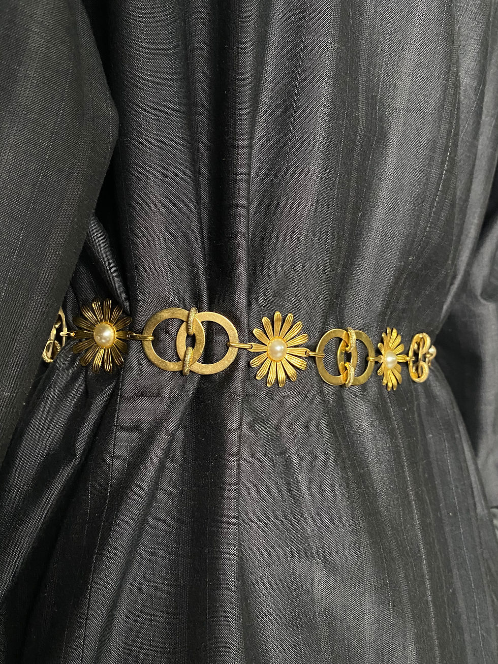 Miniatura: 70s Daisies Pearls Jewel Belt 