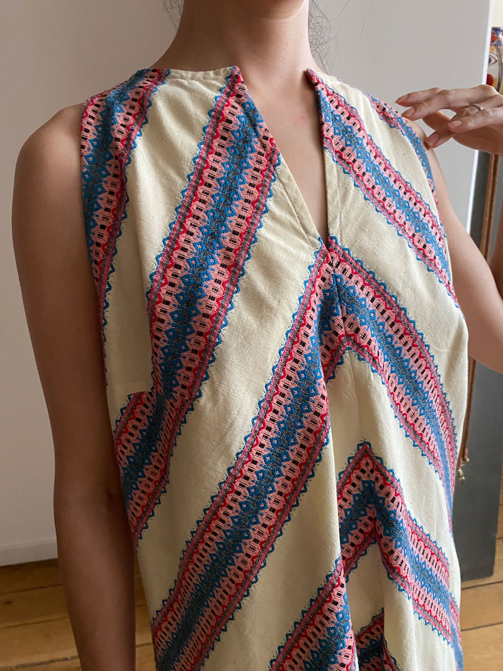 Miniatura: 60s Zig Zag Tailored Dress  