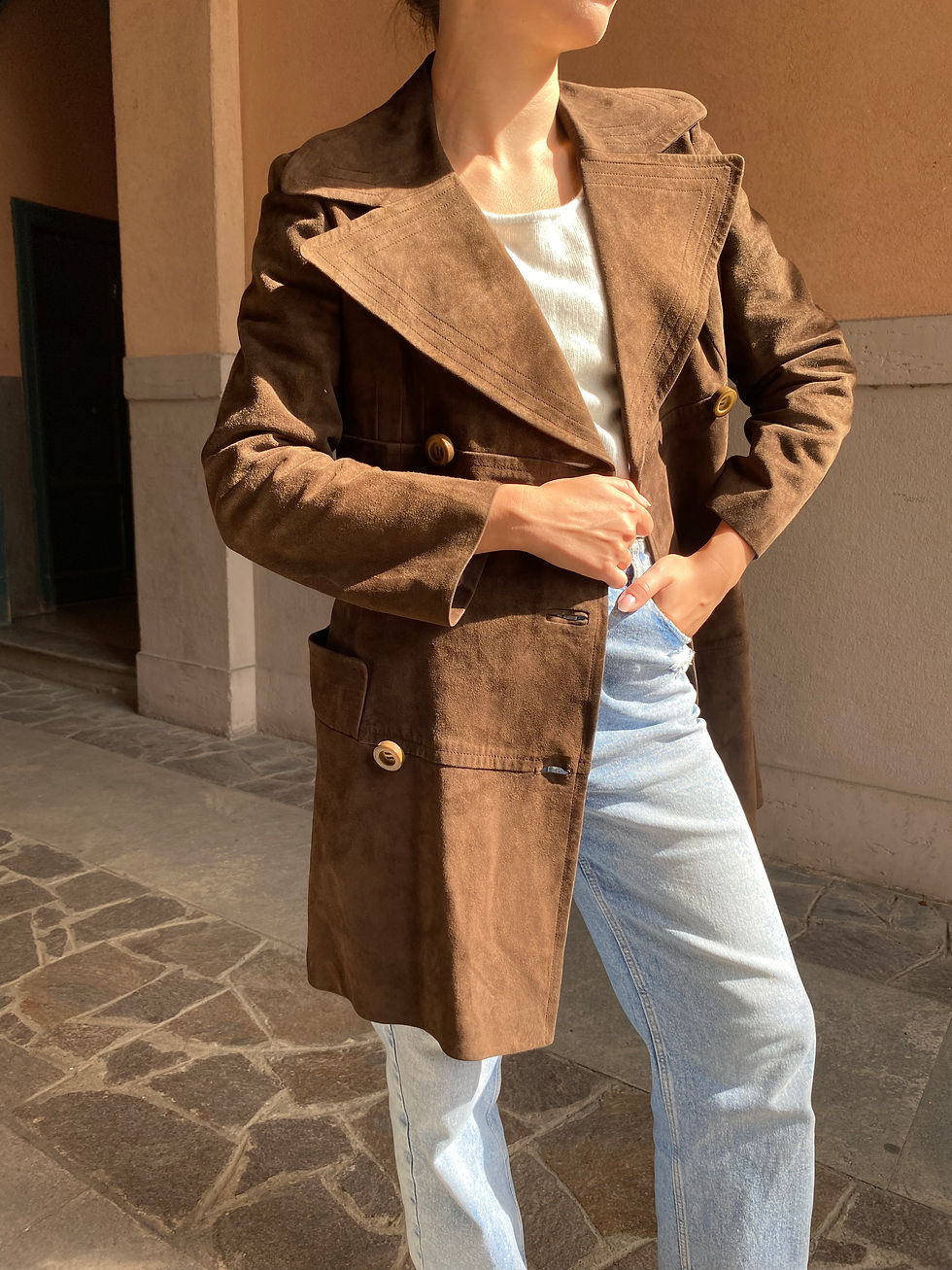 Miniatura: 70s Suede Chocolate 
