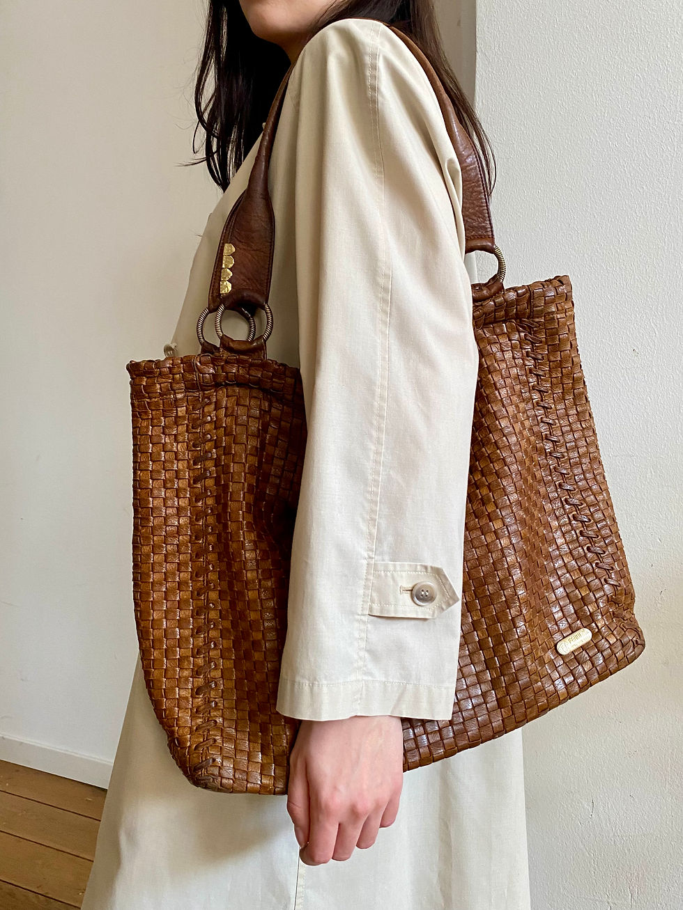 Miniatura: 80s Fendi Wooven Bag 