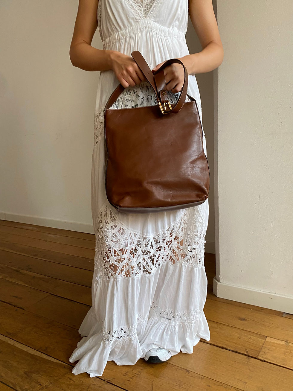 Miniatura: 90s Tobacco Leather Tote 