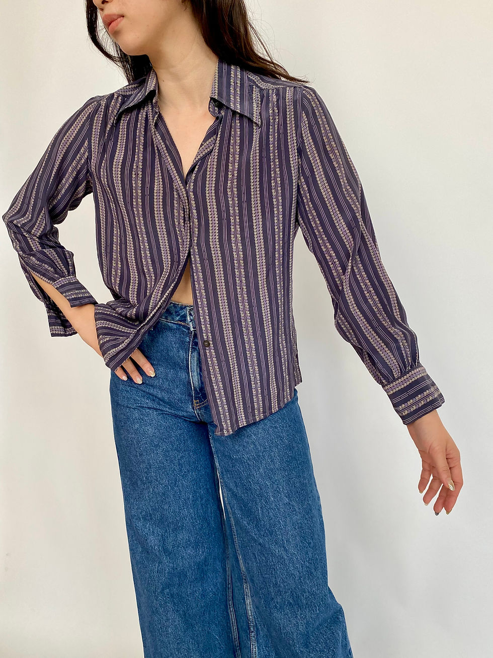 Miniatura: 70s Pure Silk Shirt 