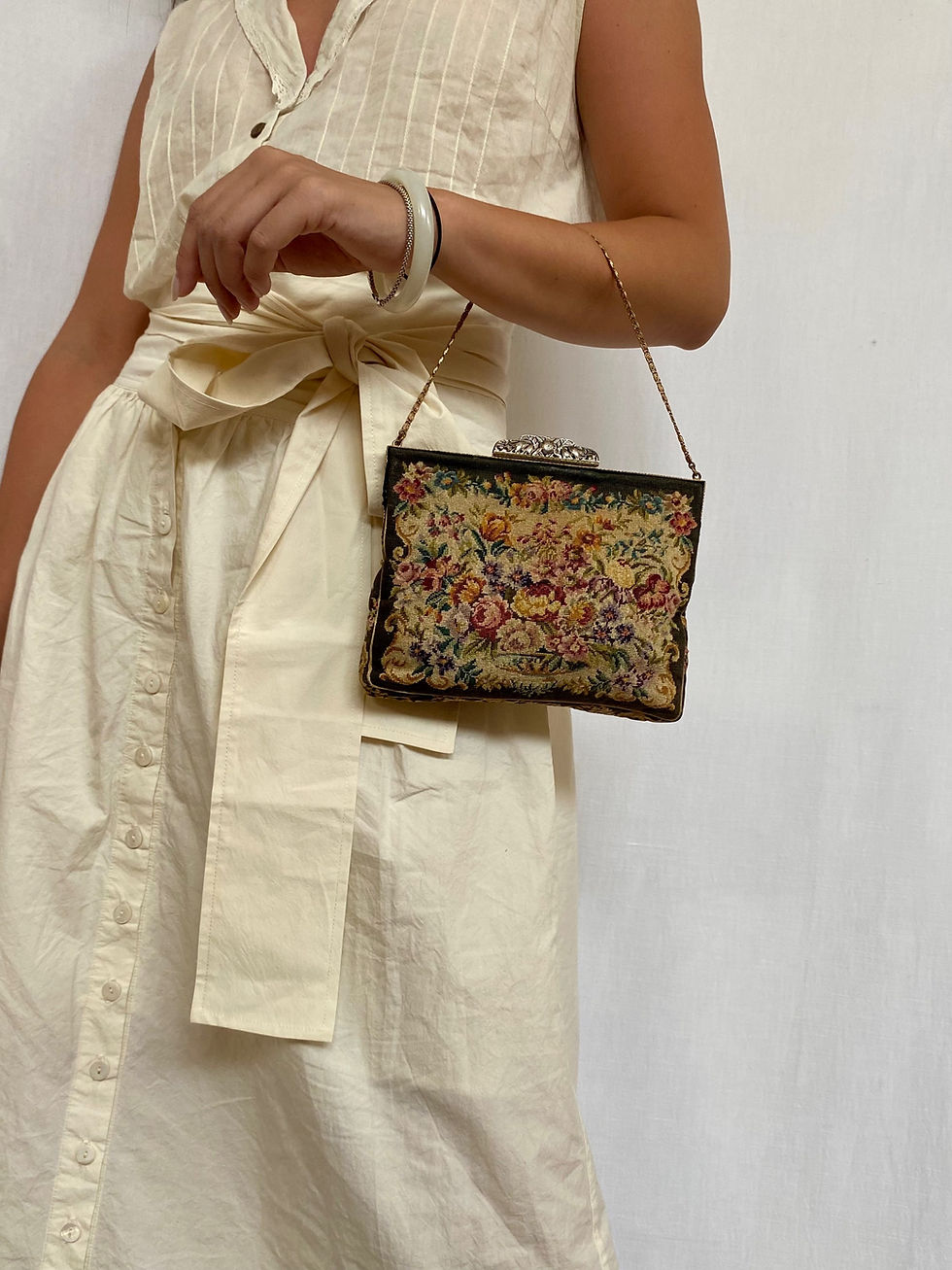 Miniatura: 30s Bouquet Petit Point Bag