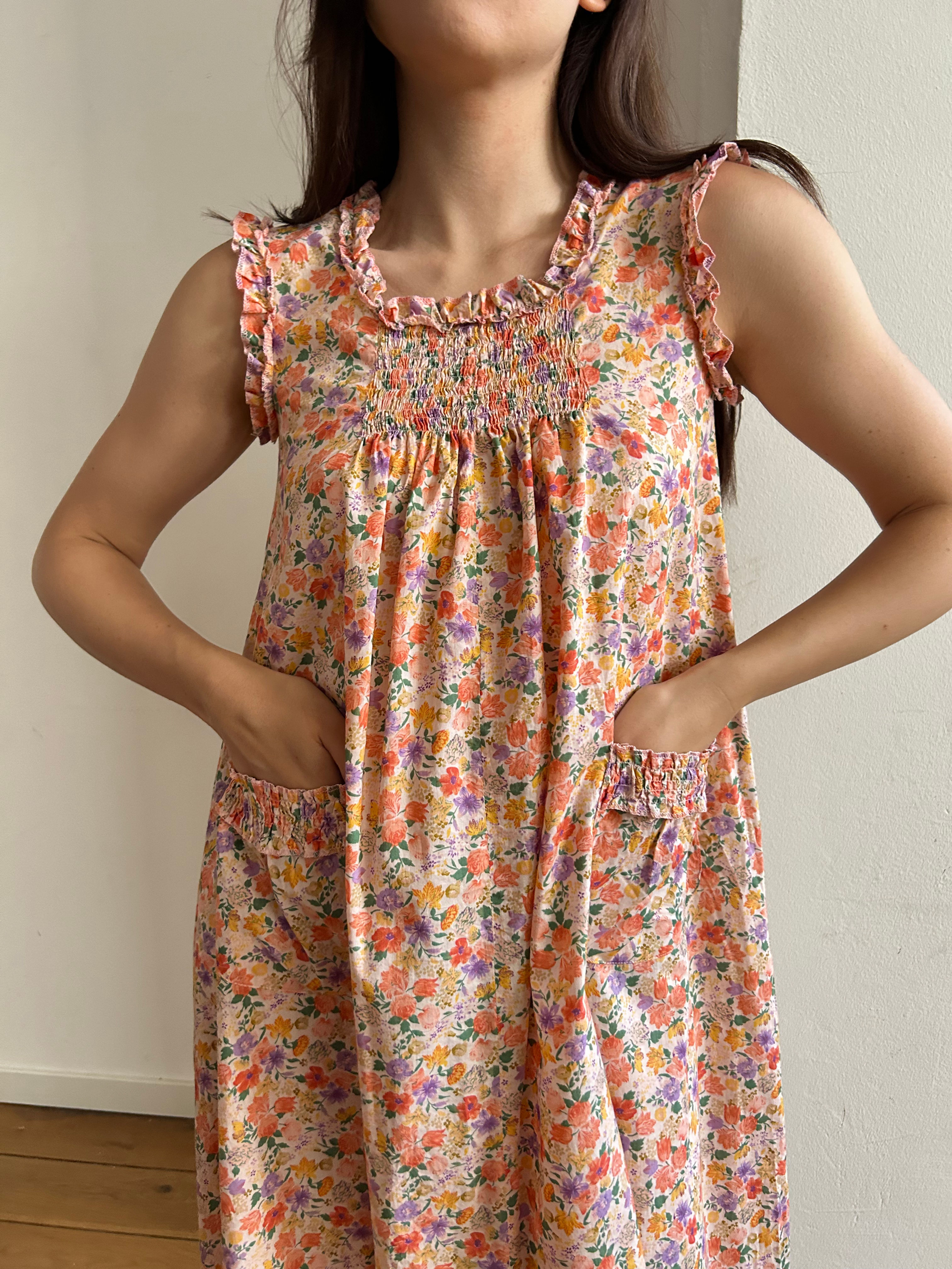 Floral Cotton Summer Dress