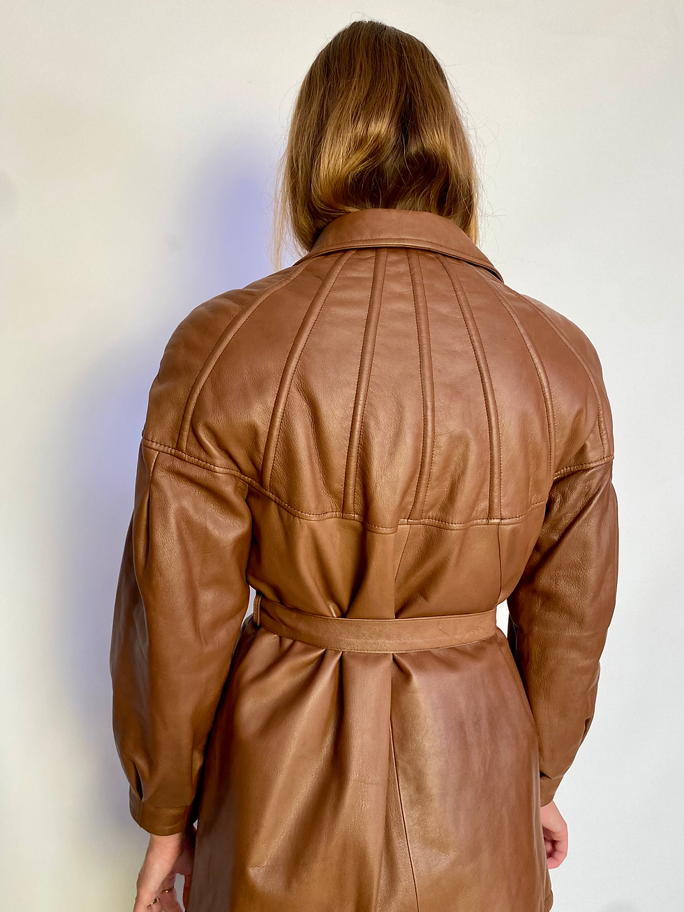 Miniatura: 70s Caramel Belted Coat 