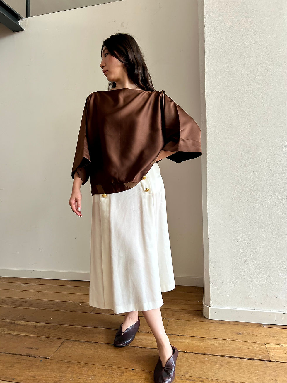 Miniatura: 80s Satin Blouse 