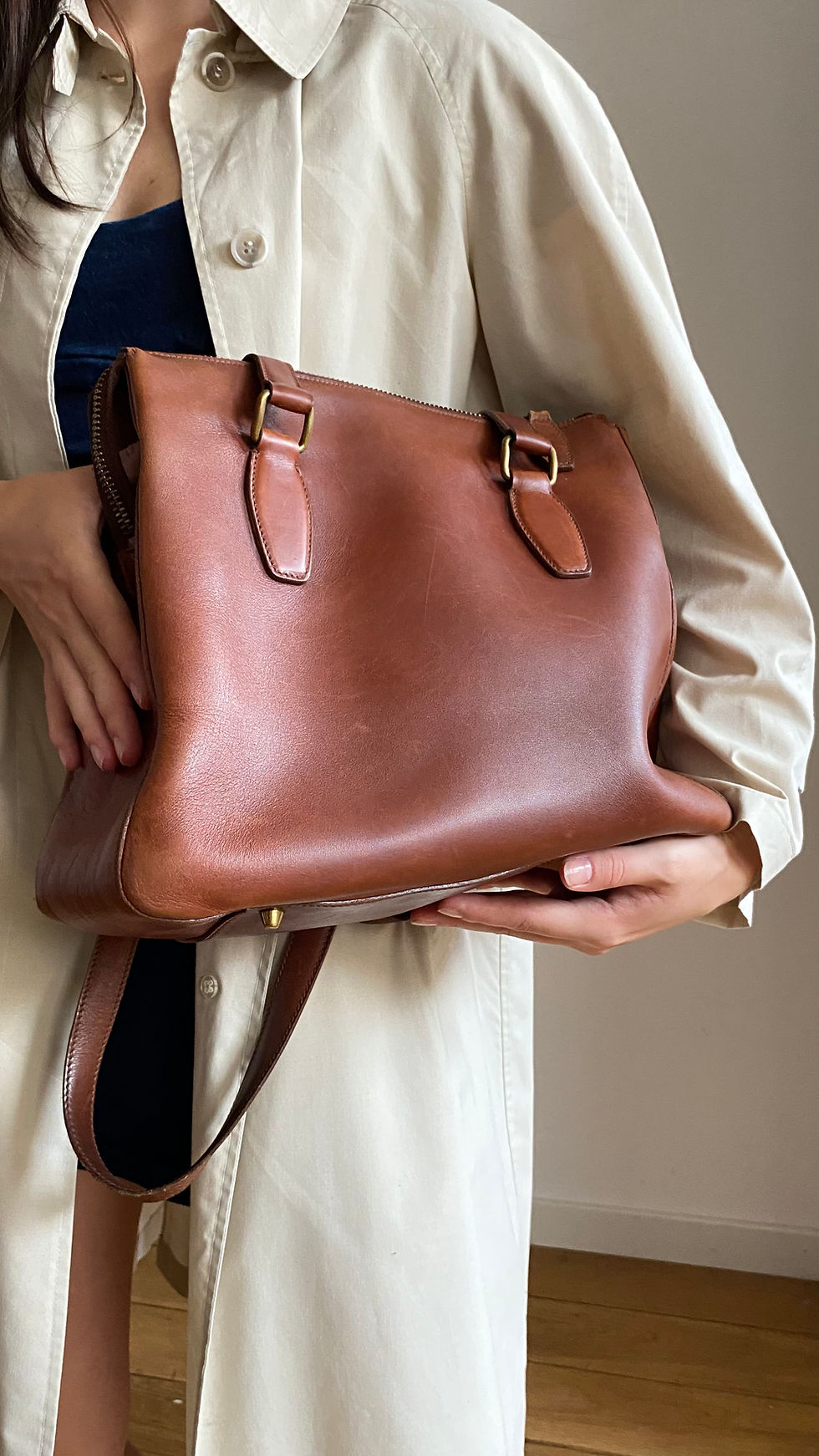 Miniatura: 80s Granello Leather Bag 