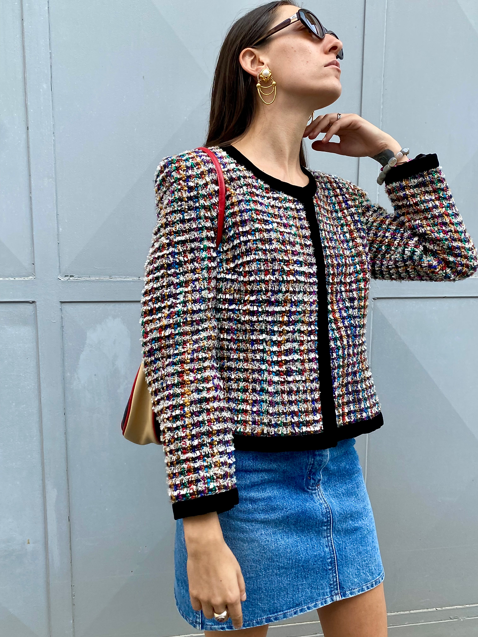 Miniatura: Multicolor Fringed Bonton Jacket