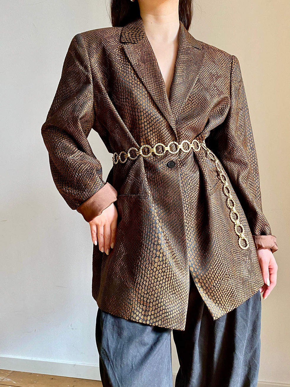Miniatura: Krizia Snake Print Blazer 