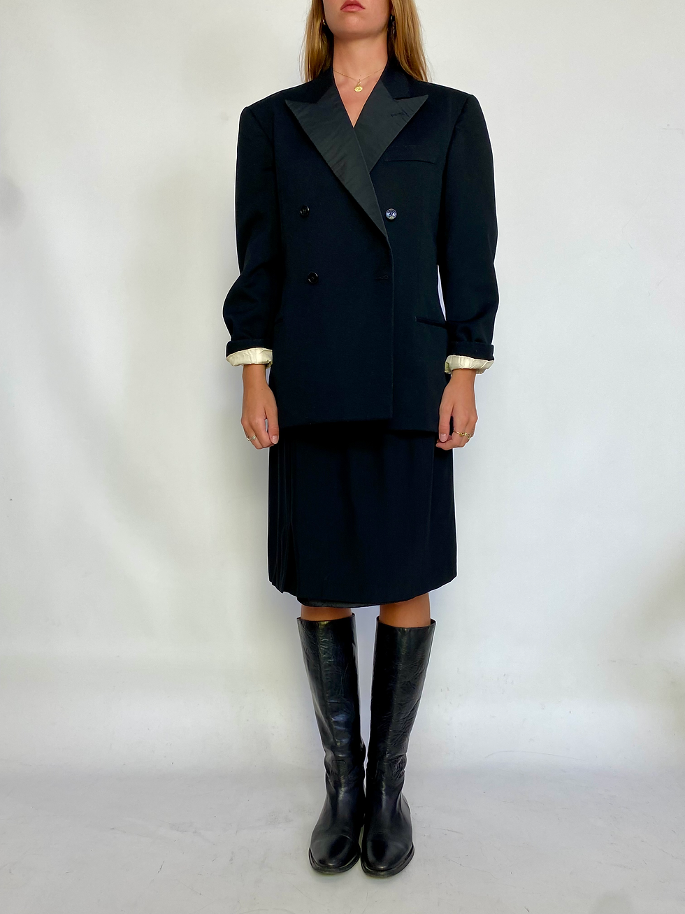 Miniatura: 60s Tailored Pure Wool Blazer 