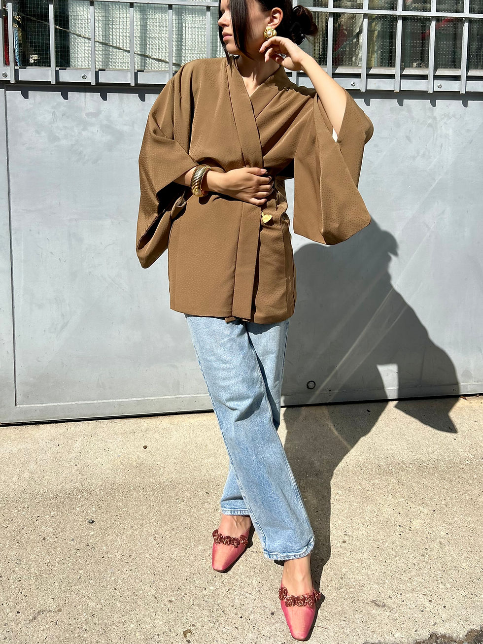 Miniatura: Pure Silk Hand Painted Kimono 