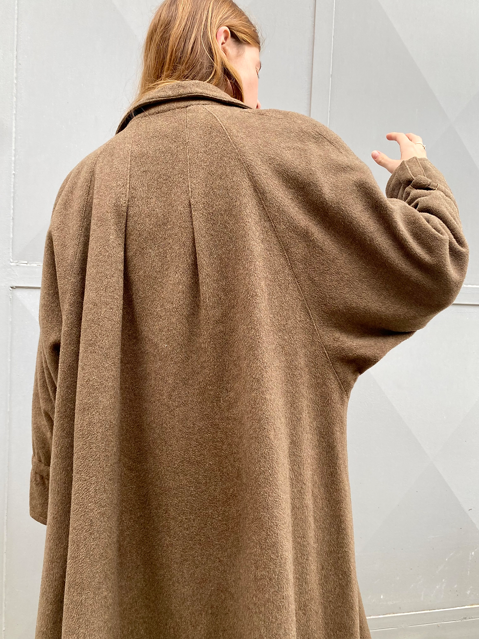 Miniatura: 80s Kaki Wool Coat 