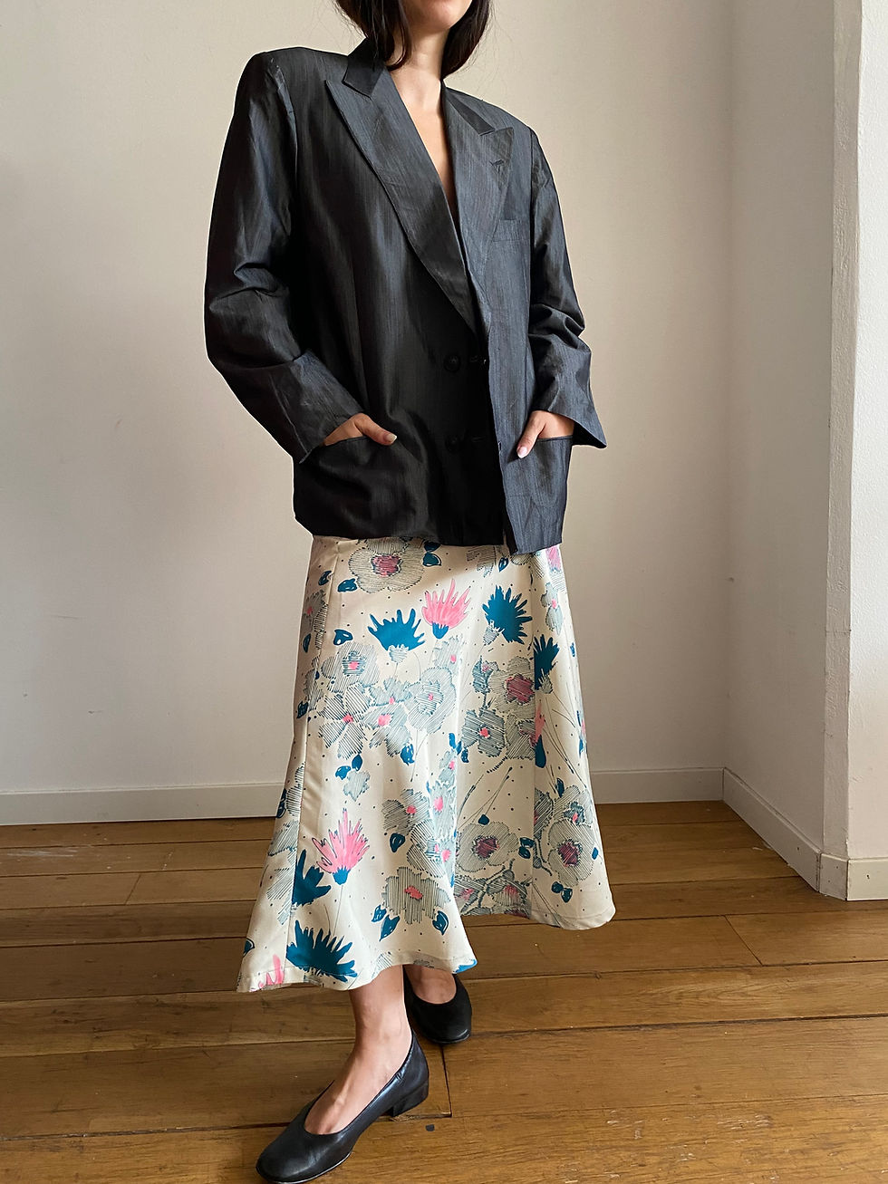 Miniatura: 80s Valentino Pure Silk Blazer 