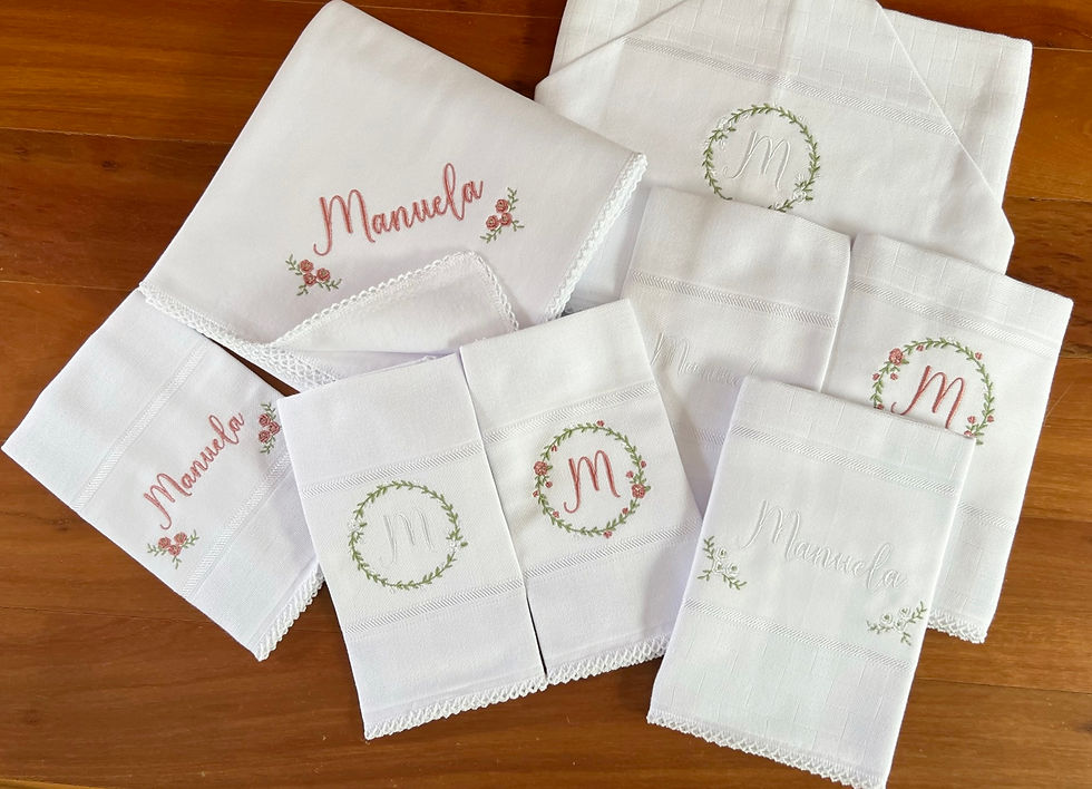 Miniatura: Kit floral Manuela - 8 peças