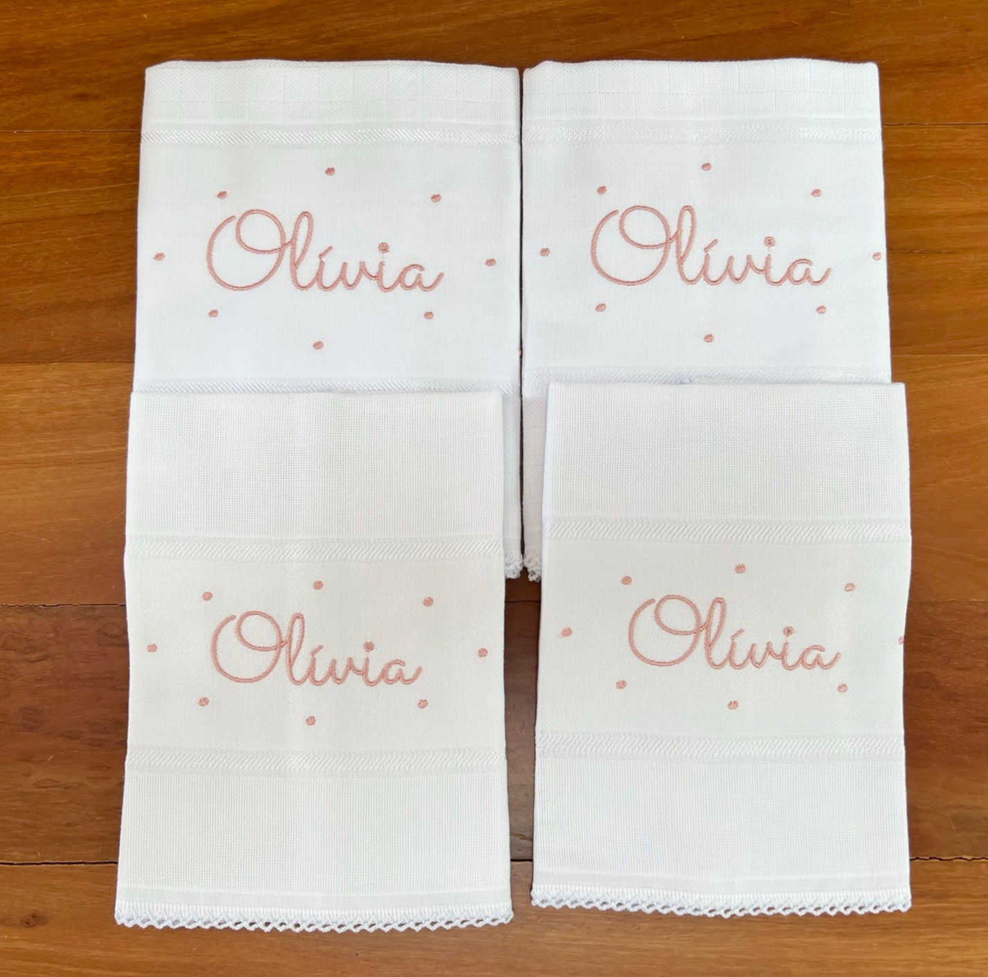 Kit poás Olívia - 4 peças