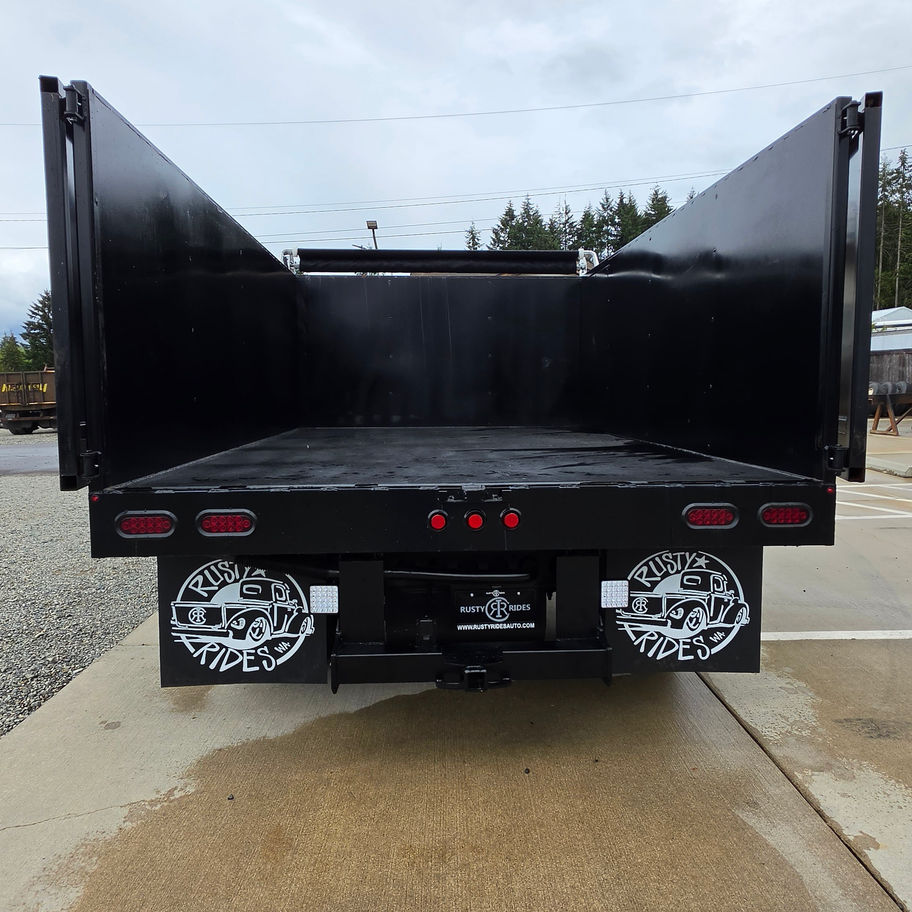 All NEW LED Lights on Dump Box. CHECK OUT RUSTY RIDES AUTO SALES YOUR COMMERCIAL DUMP TRUCK DEALER