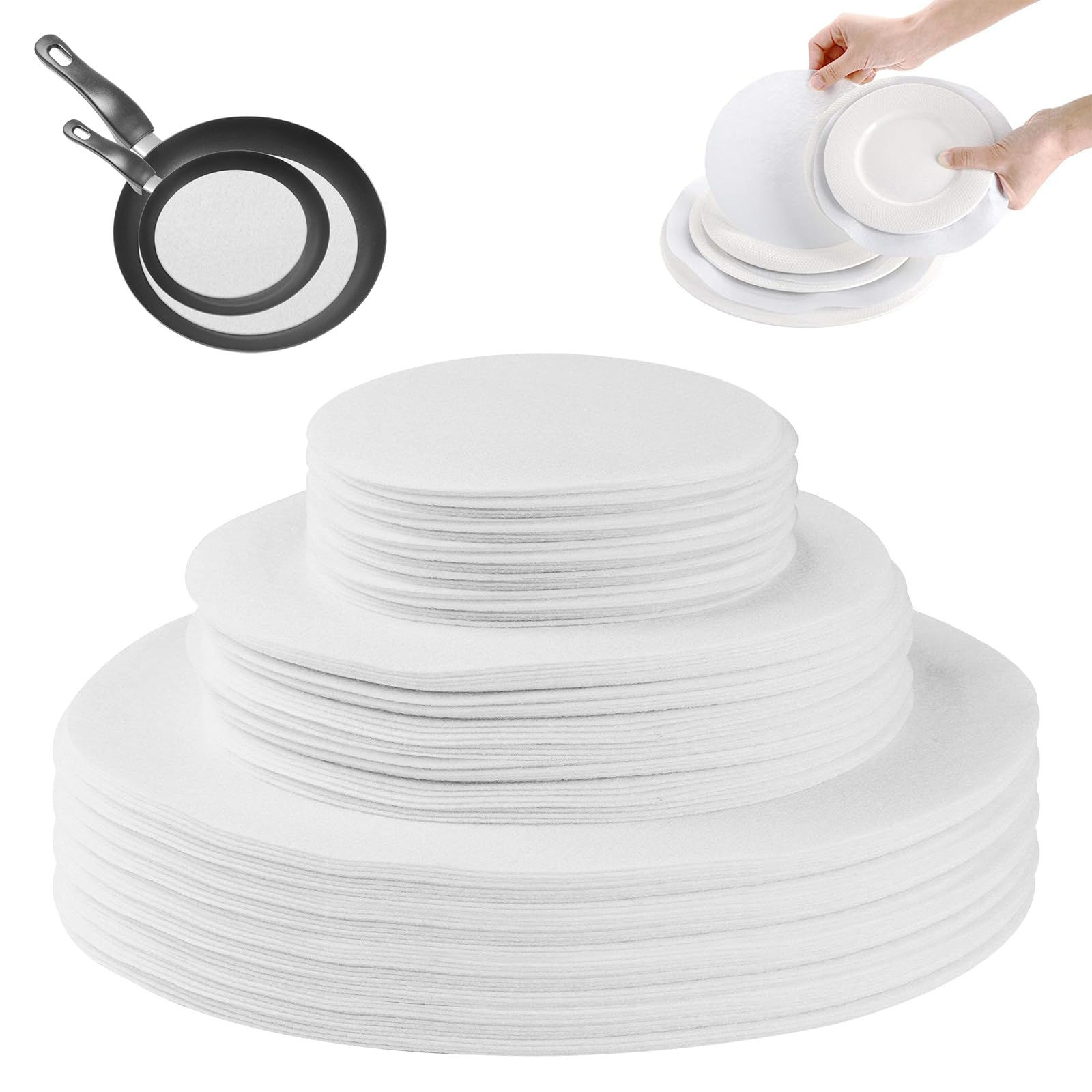 LITLANDSTAR Plate China Storage Dividers 144 Pieces with 3 Different Sizes Premi