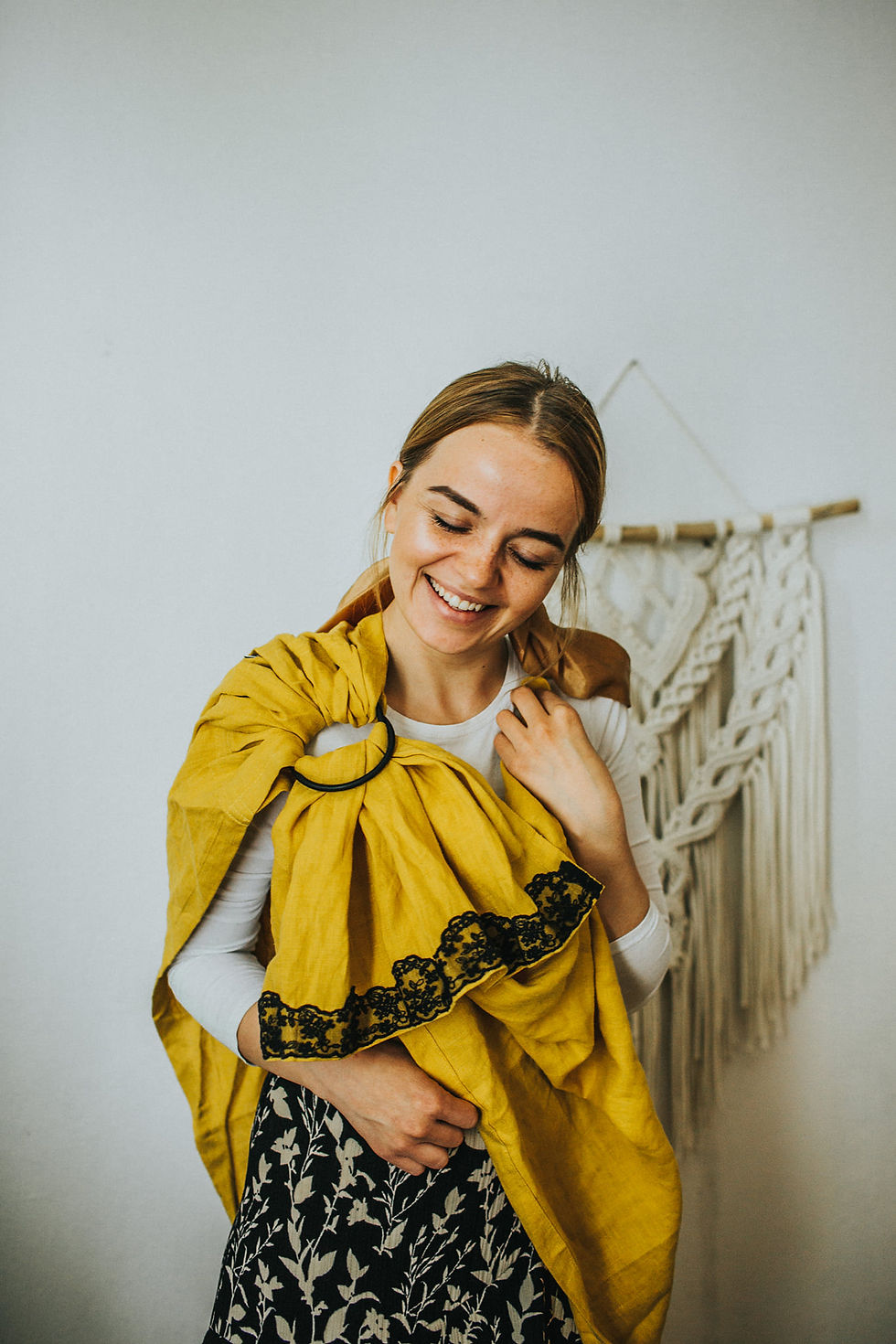 Miniatura: Pure nature – Boho organic soft linen - Leo