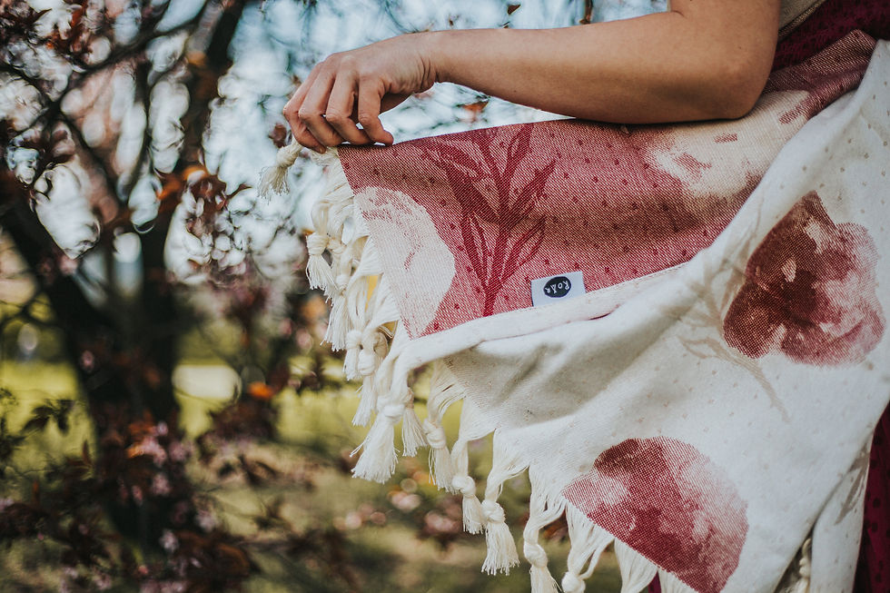 Thumbnail: “Les coquelicots - Marshmallow dream” without fringes 🌱