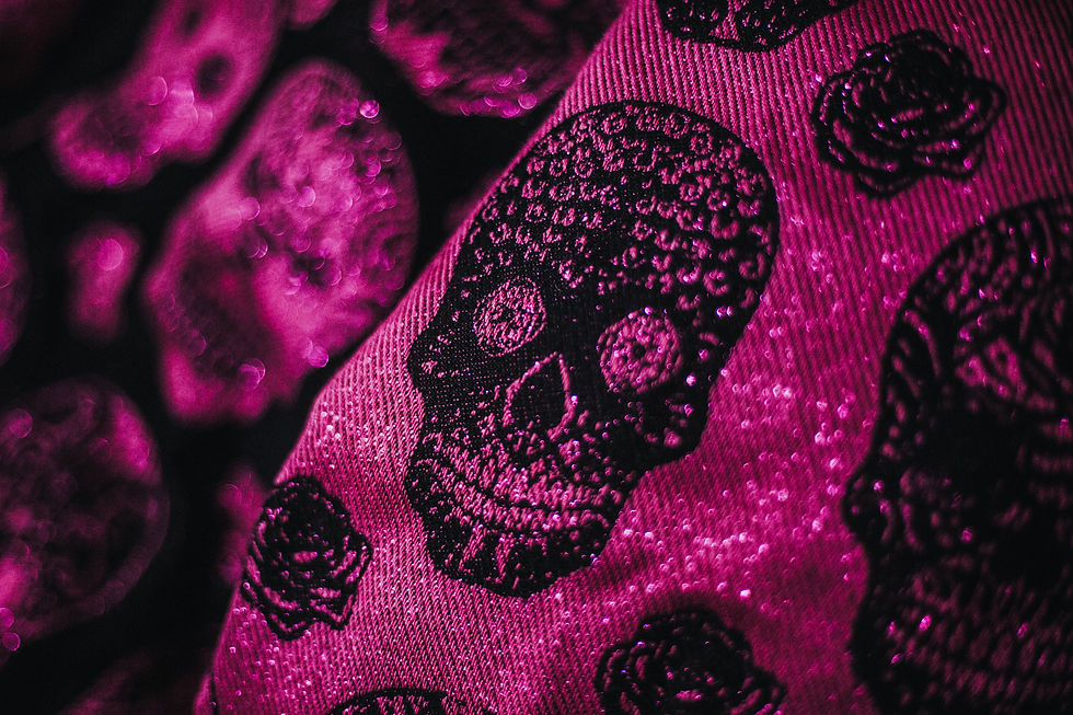 Miniatura: Oskar's skulls -PINK BLINK