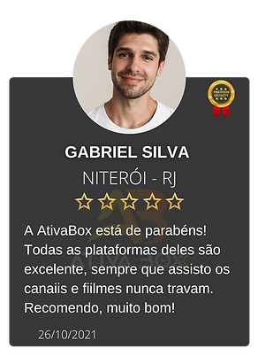 Gabriel avaliando o IPTV