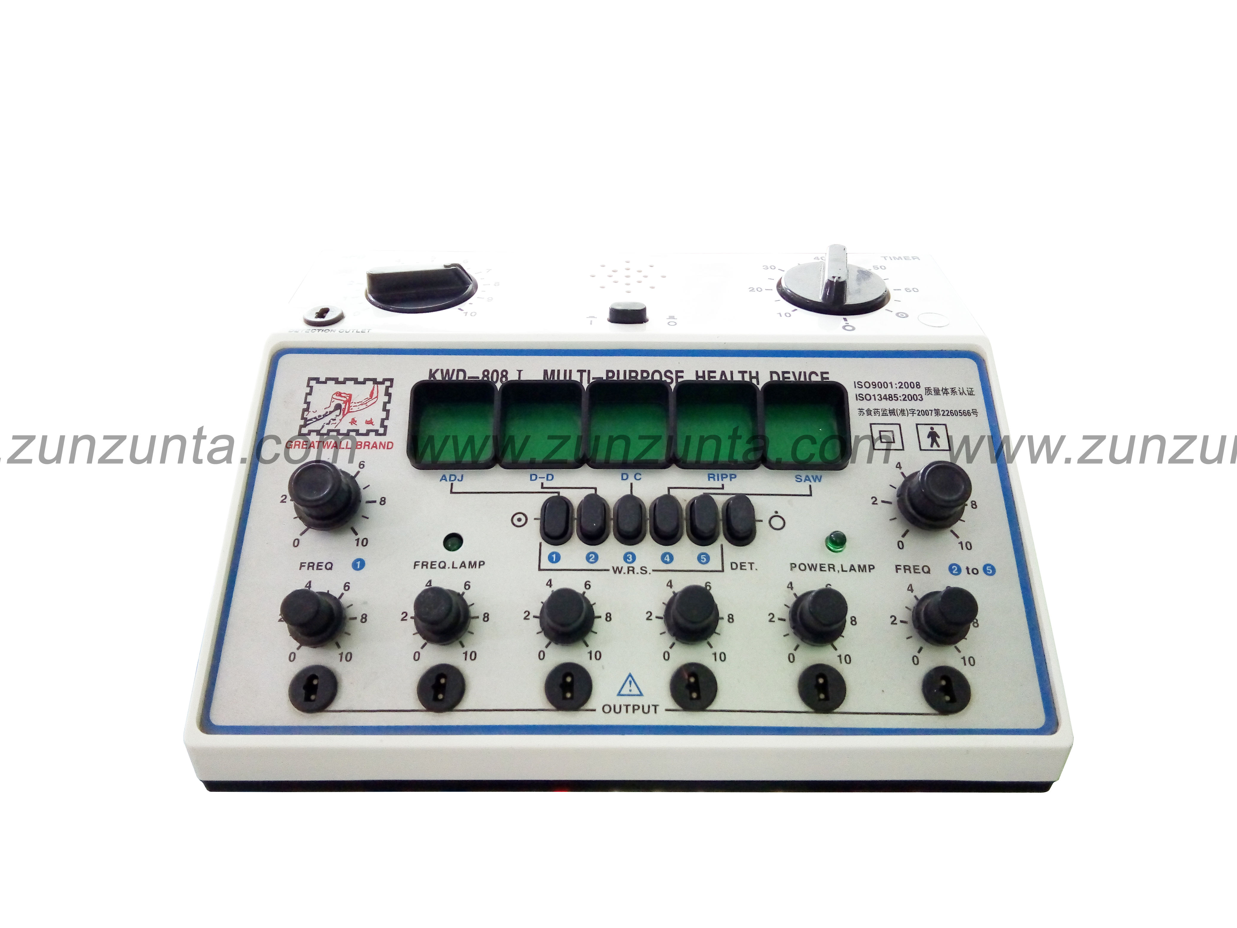 Electroestimulador KWD 808-I para acupuntura 6 canales