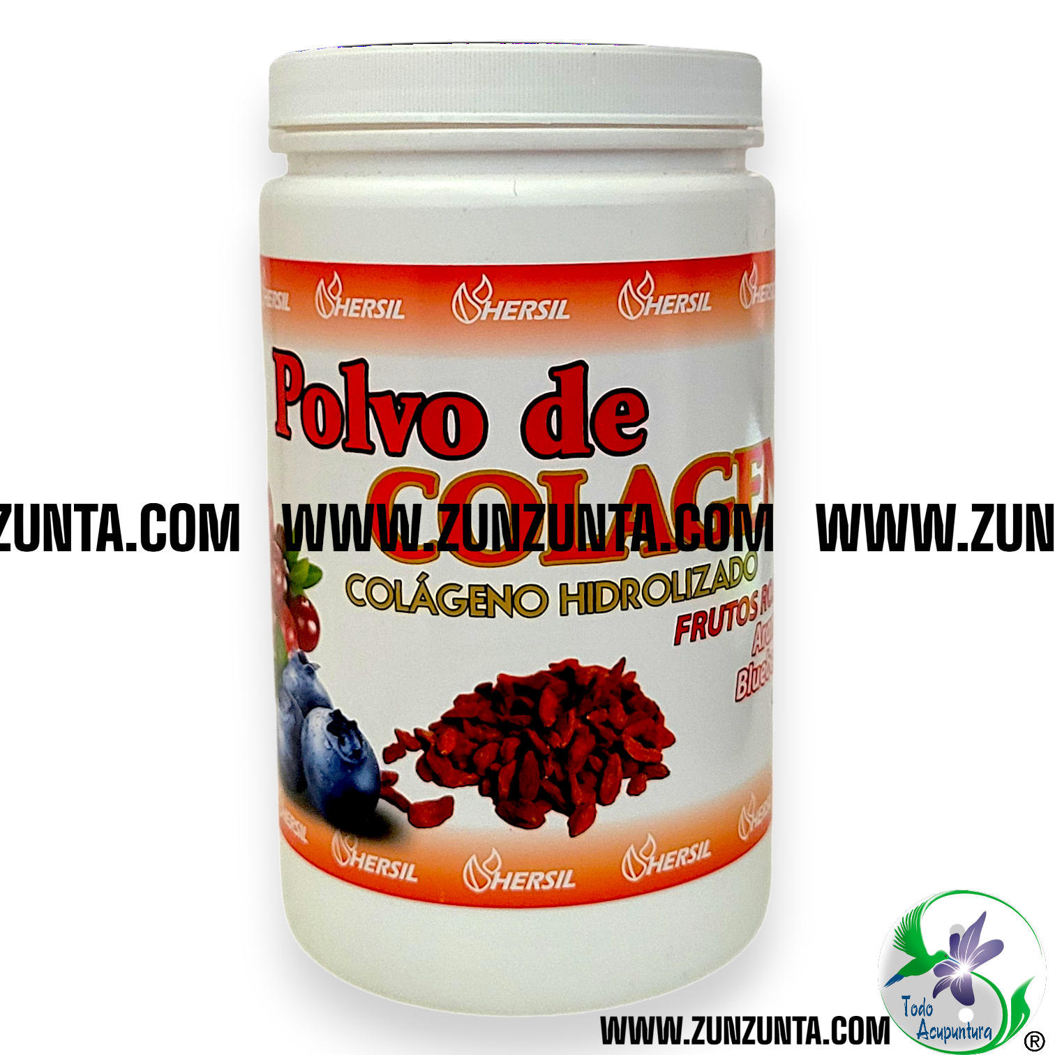 Bote Colágeno Hidrolizado con Frutos Rojos 1100gr