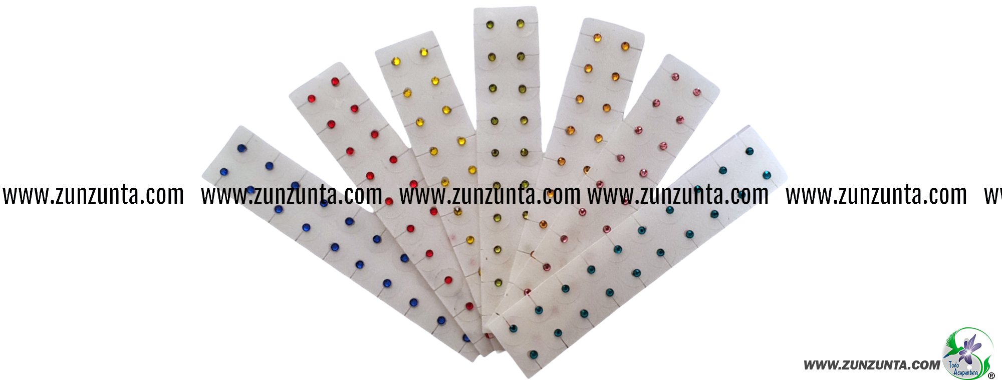 Parches Transparentes con Balin Swarovski 1000 pzs