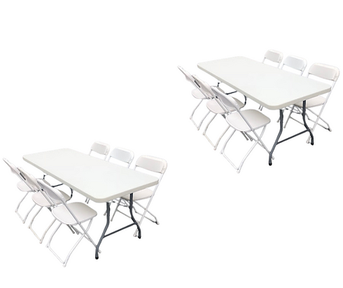 2 Tables & 12 Chairs