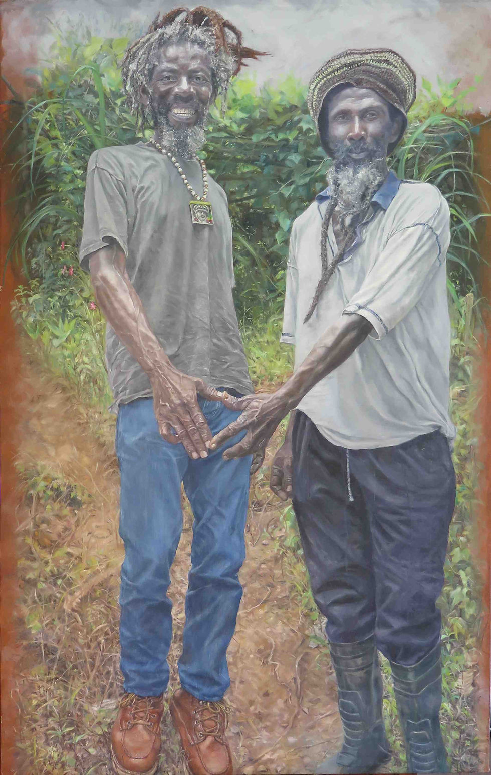 Victor and Eric - Rasta one love hands!