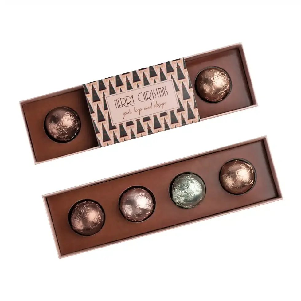 Miniatura: Art. 0475-Confezione 4 sfere di cioccolato
