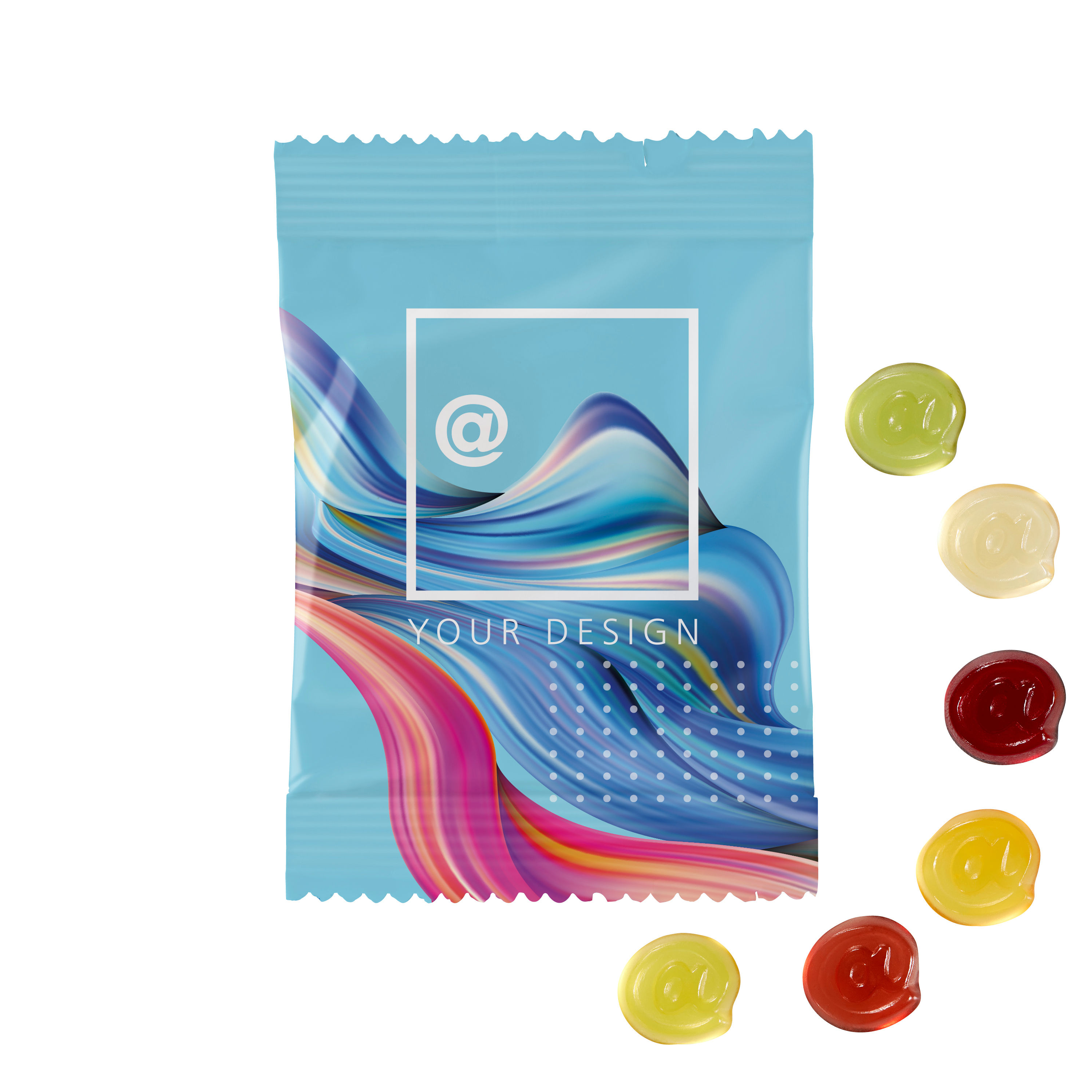 BUSTINA 10g. "ARROBA" GOMMOSA