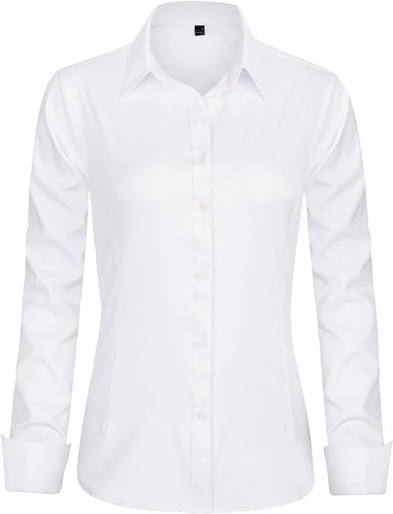 No wardrobe is complete without a crisp white button-up shirt. 