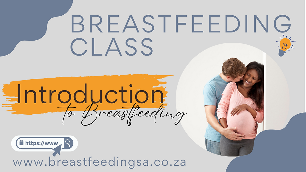 Introduction to the Breastfeeding Class Series