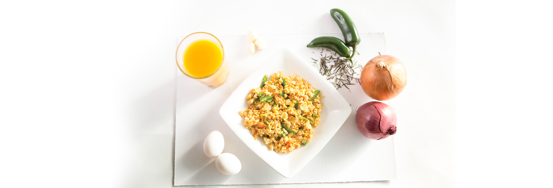 Arranged Food and Objects