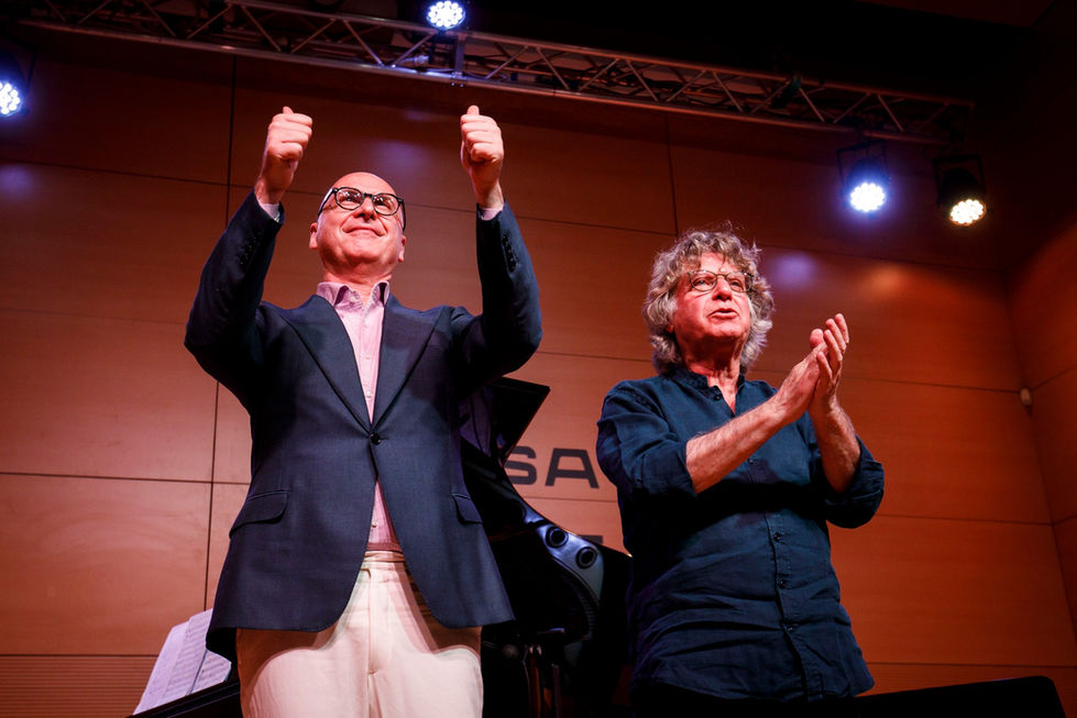 Massimo Giuseppe Bianchi e Paolo Damiani alla Casa del Jazz di Roma