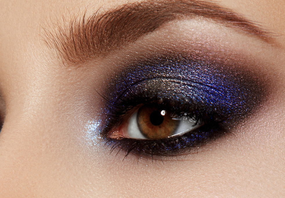 Sombra azul brilhante
