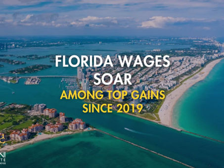 Florida Wages Soar, Among Top Gains Since 2019!