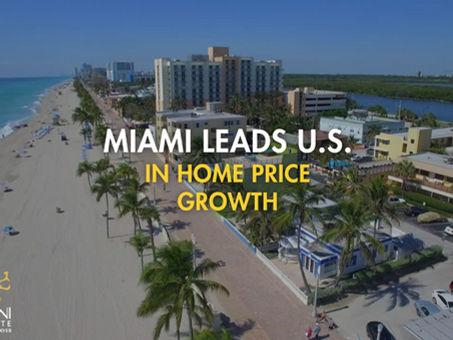 Miami Leads U.S. in Home Price Growth as Million-Dollar Condo Sales Surge!