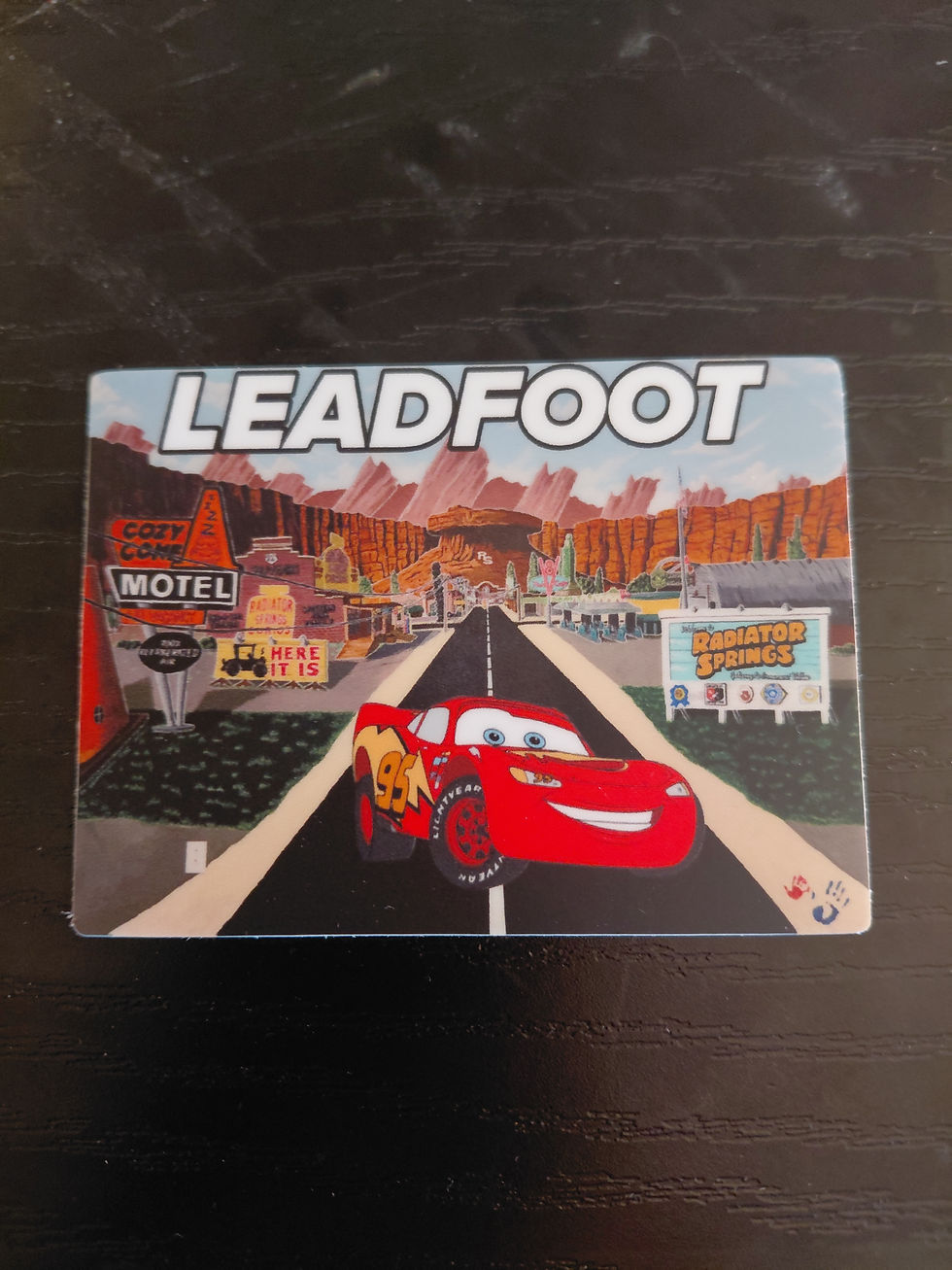Billy Strings Leadfoot Lightning McQueen sticker