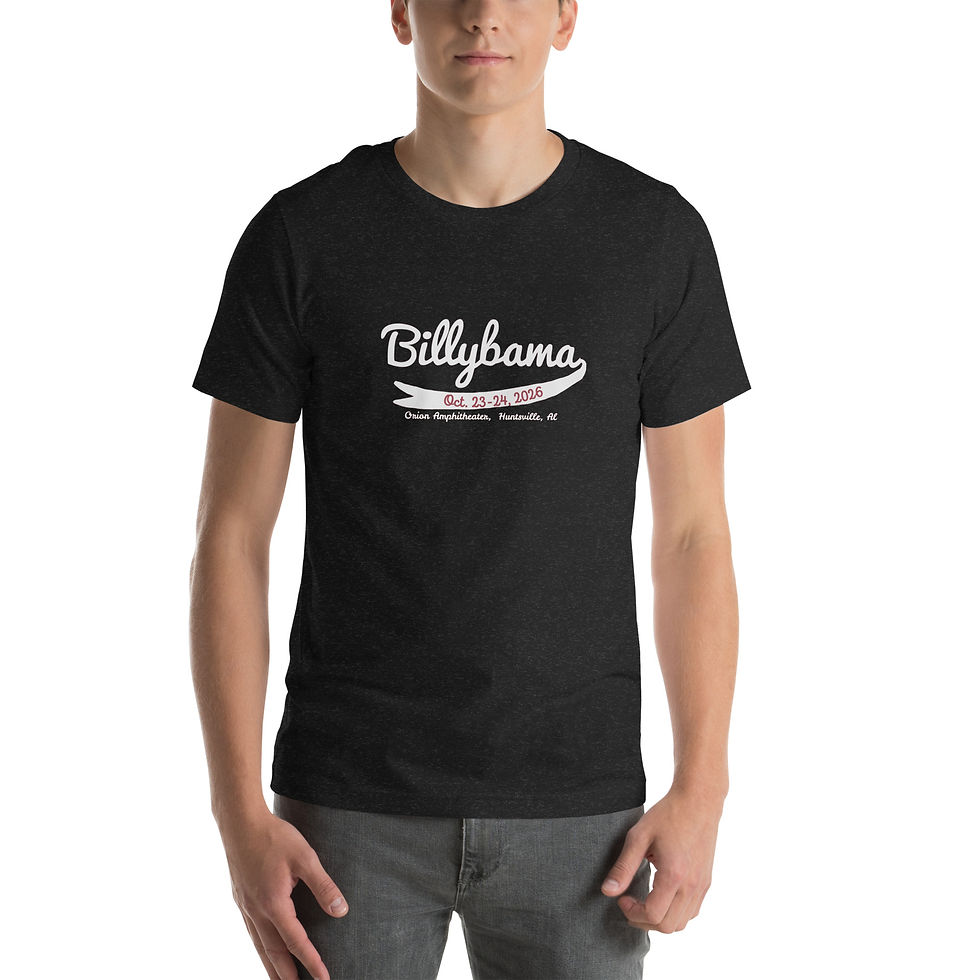 Billy at The Orion Billybama t-shirt in Black Heather