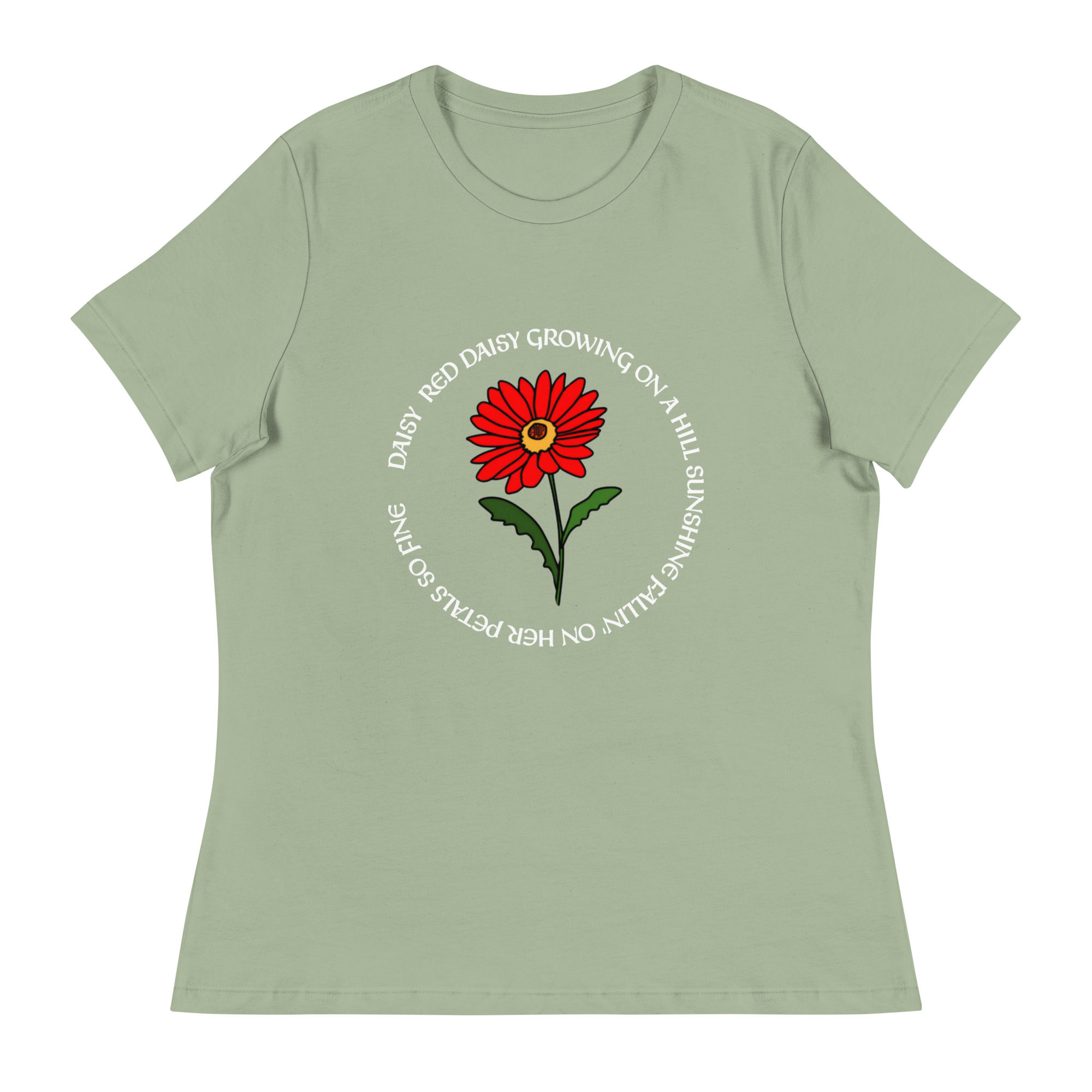 Billy Strings Red Daisy Women's Relaxed T-Shirt